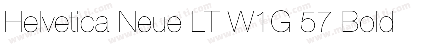 Helvetica Neue LT W1G 57 Bold conde字体转换